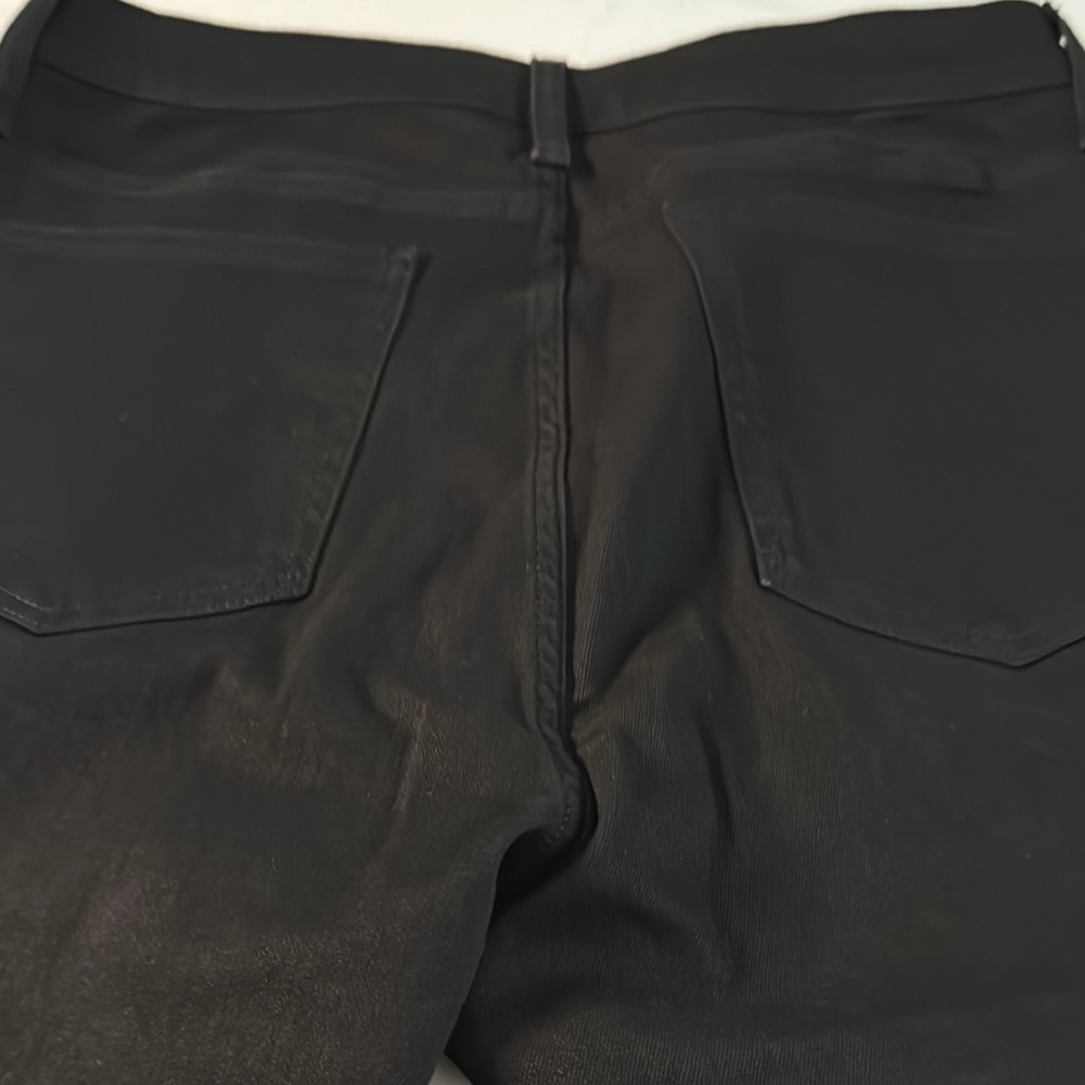 GAP Maternity Dark Charcoal Coated Pants with elastic sides - Picture 4 of 4